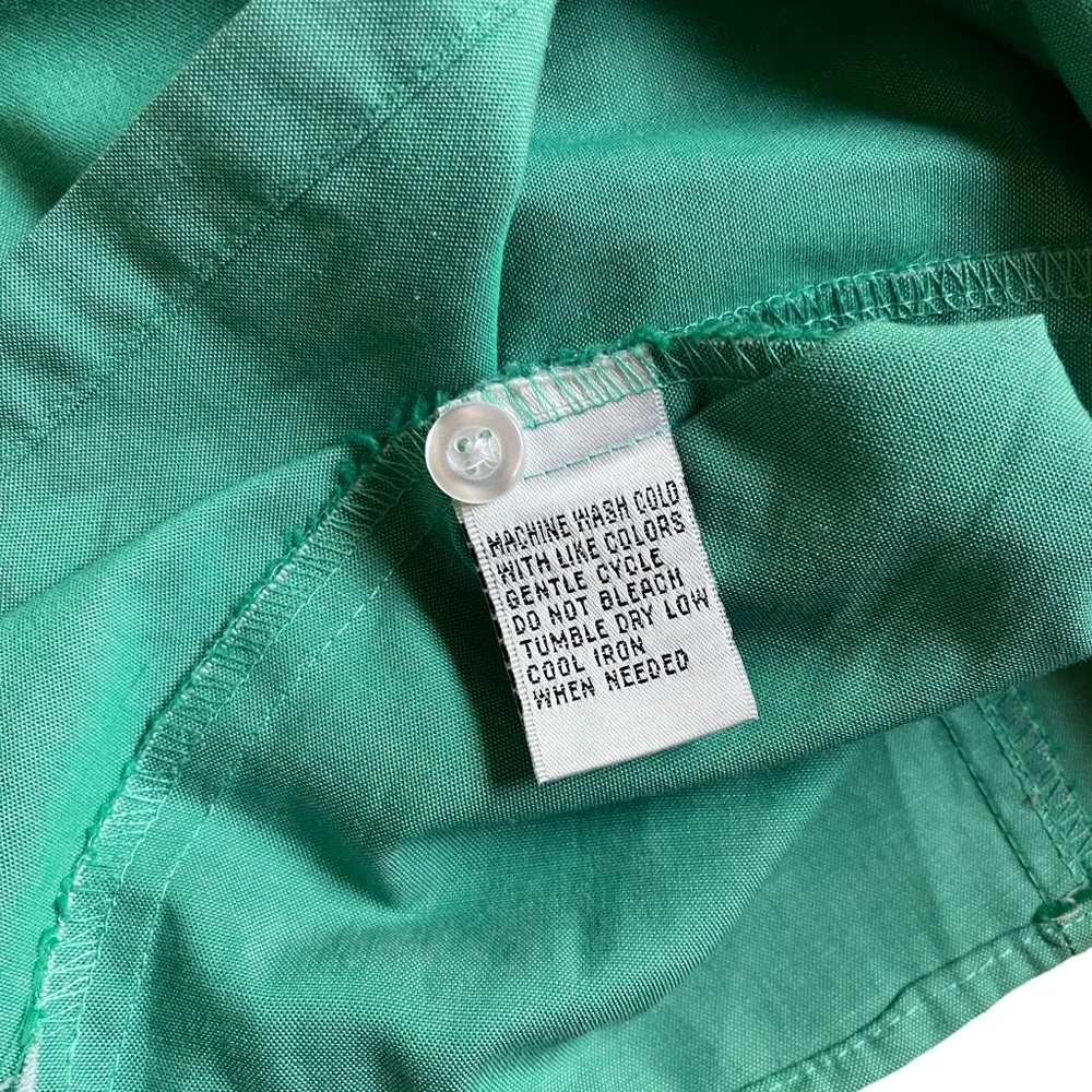Turquoise Button-Up Shirt - Picture 4 of 4
